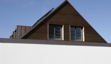 Holzfassade Detail